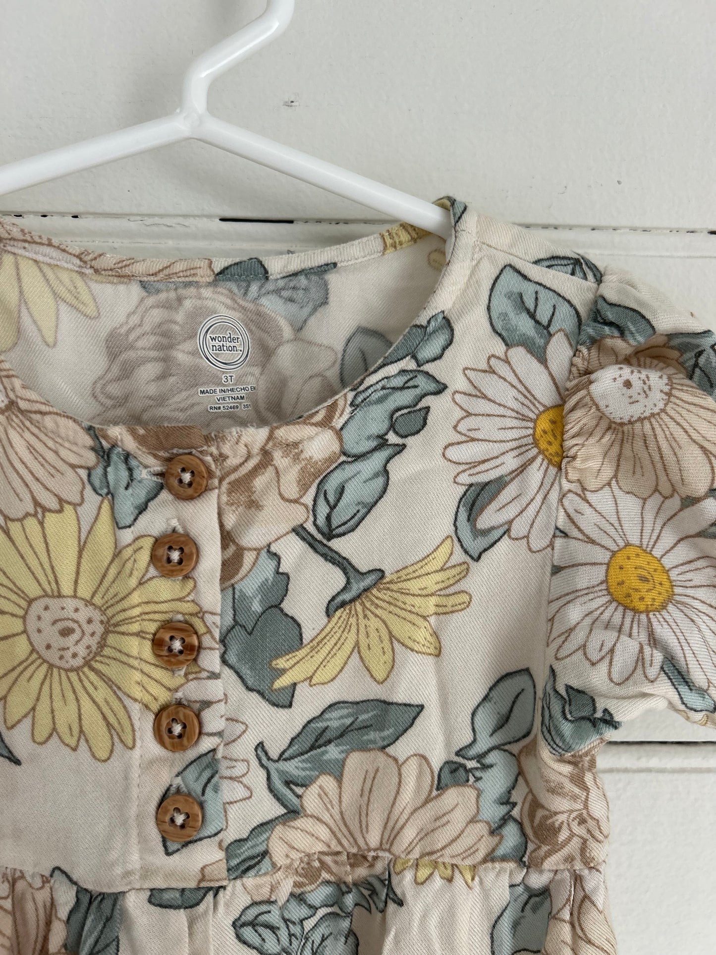 3T Floral Tiered Dress