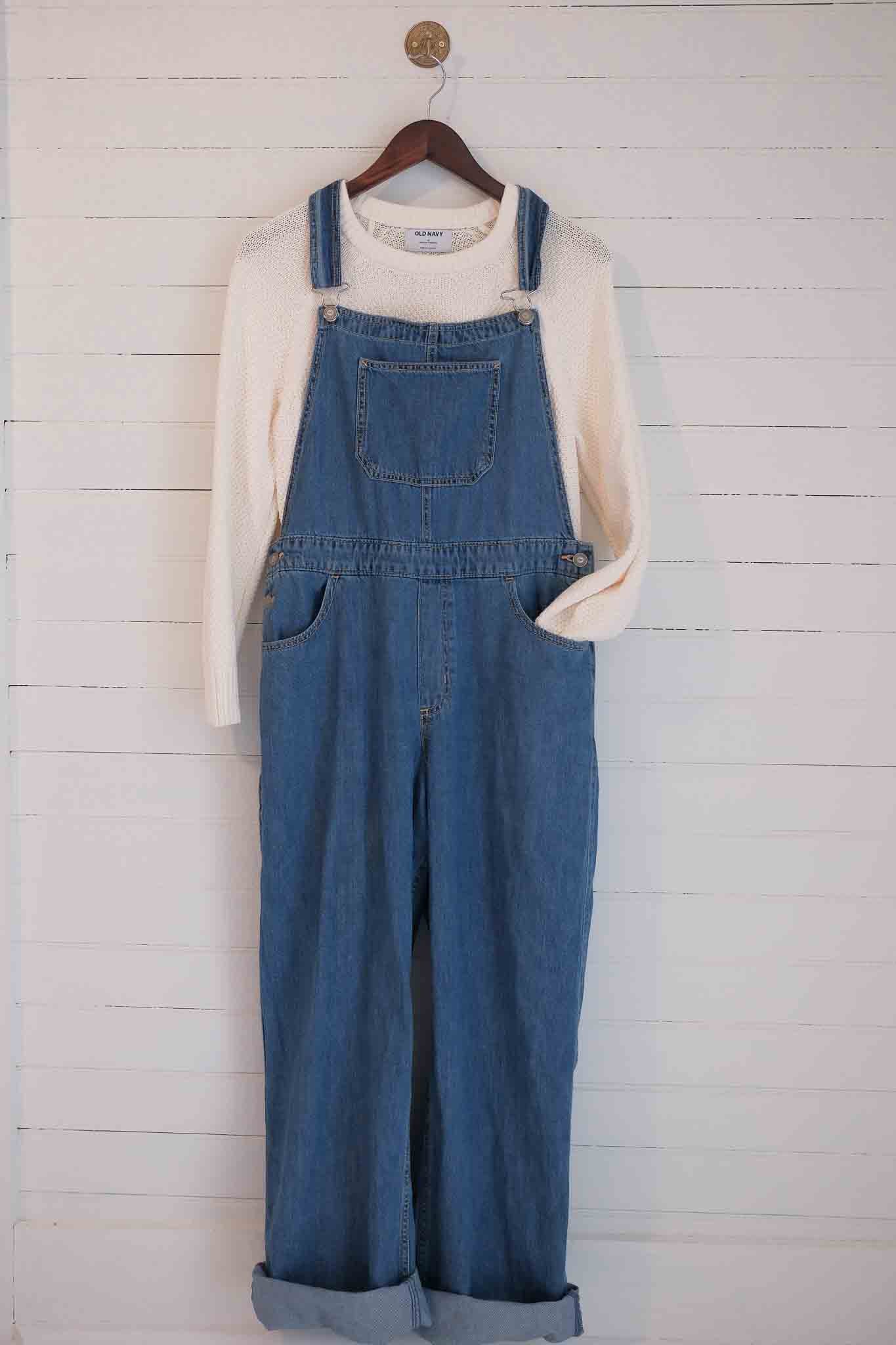 Large Highrise Vintage Denim Overalls