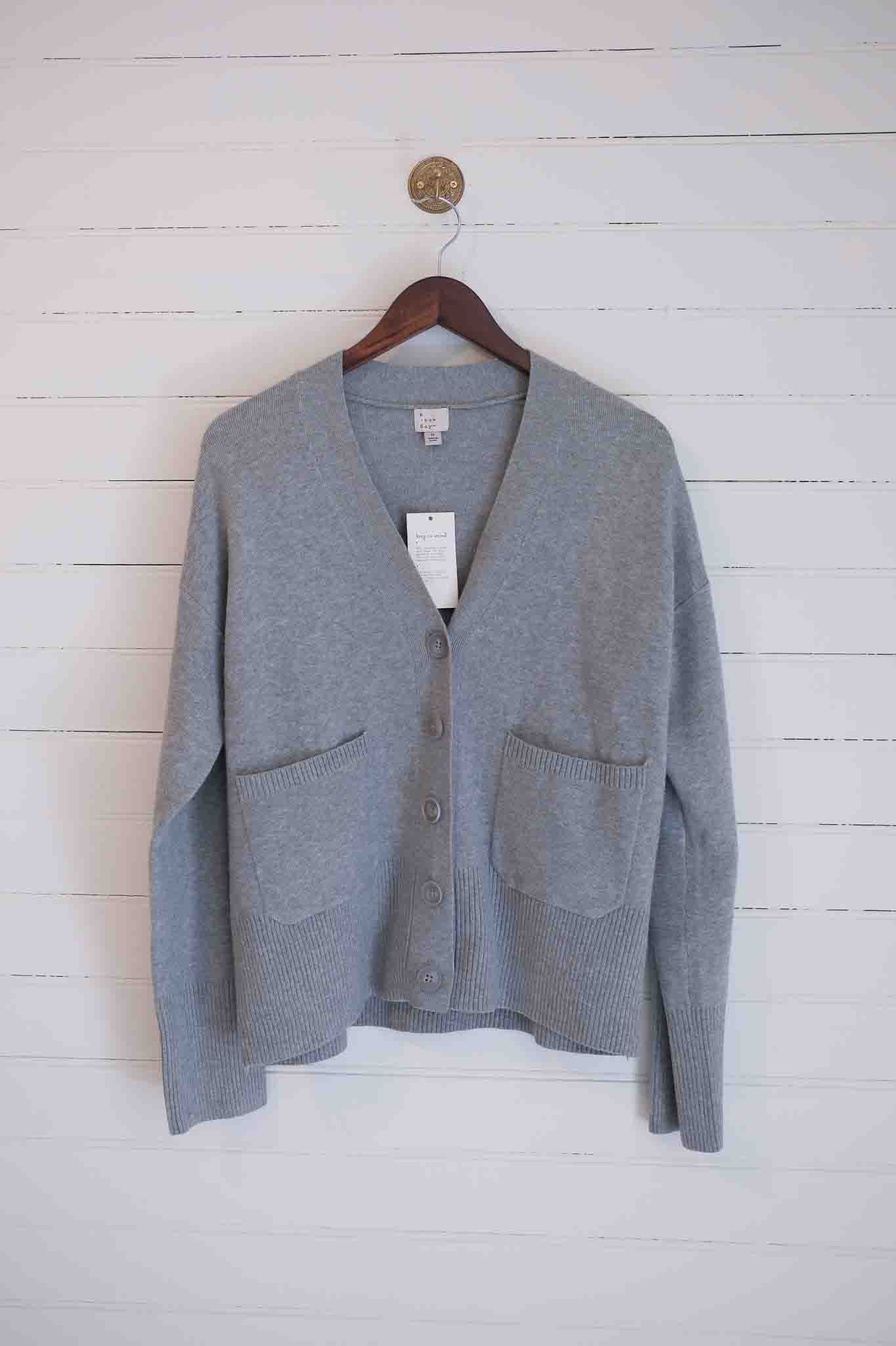 Medium Soft Grey Cardigan