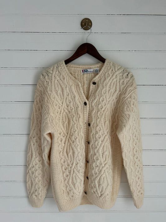 Medium Vintage Wool Cardigan