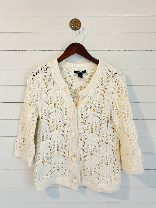 Petite Small Crochet Cardigan