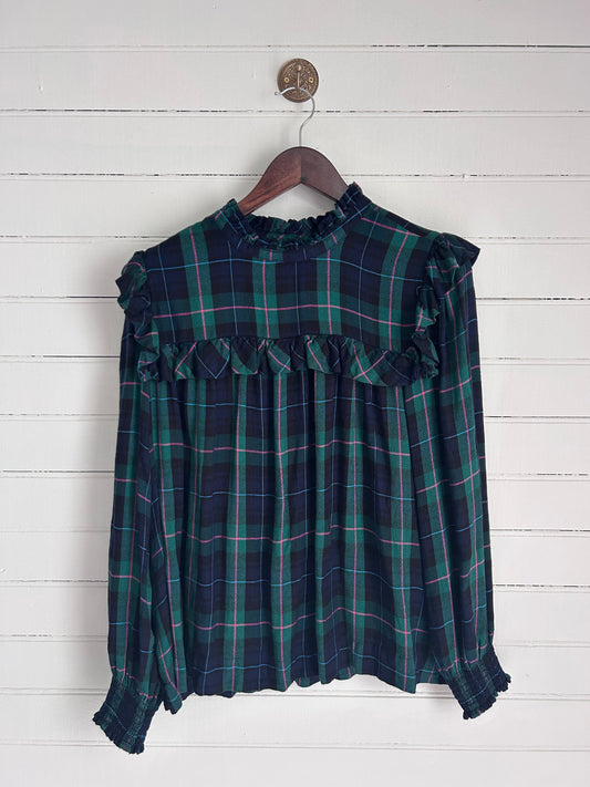 Medium Green Plaid Shirt