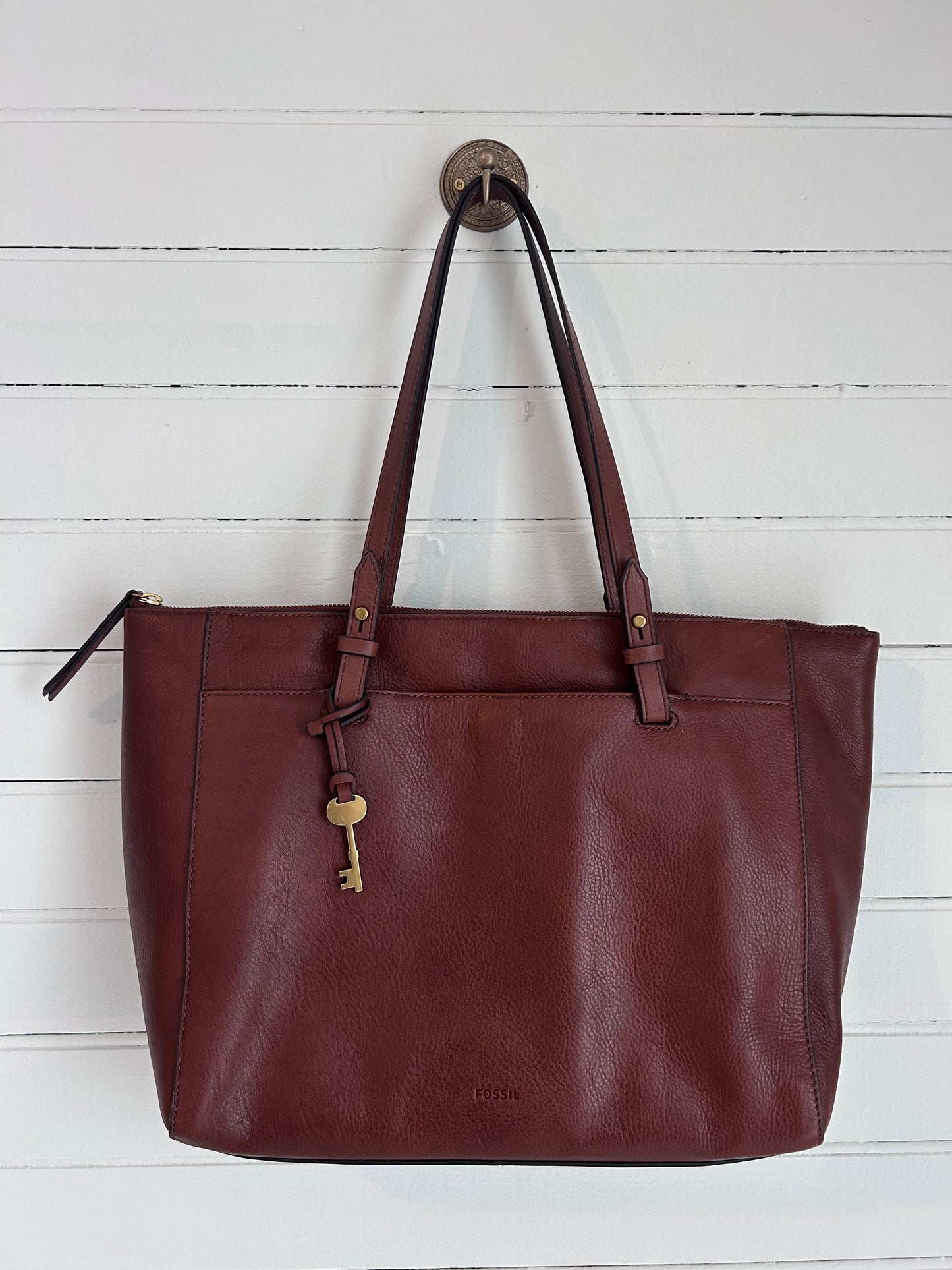 Fossil Brown Tote Bag