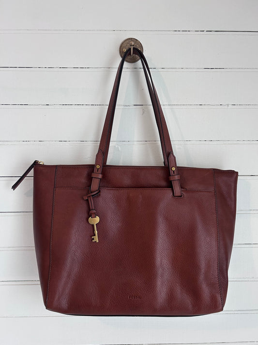 Fossil Brown Tote Bag