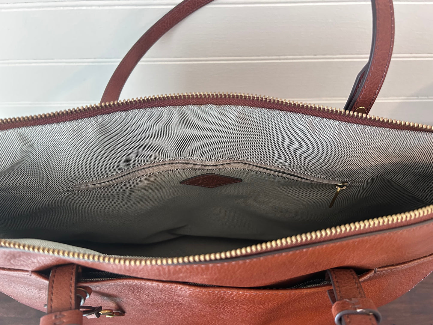 Fossil Brown Tote Bag