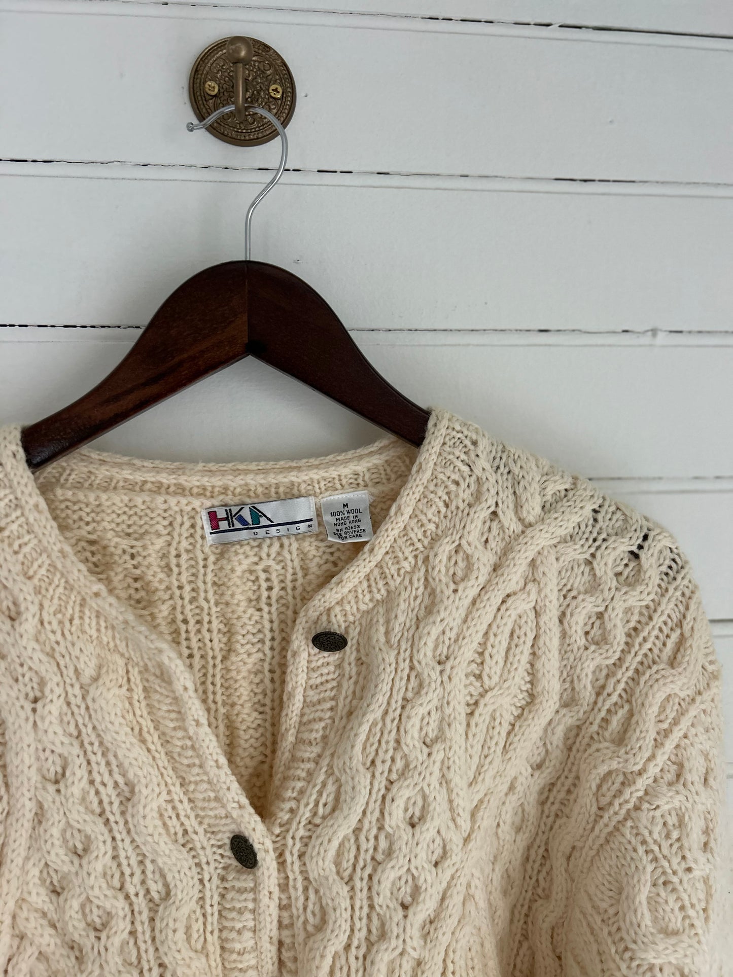 Medium Vintage Wool Cardigan