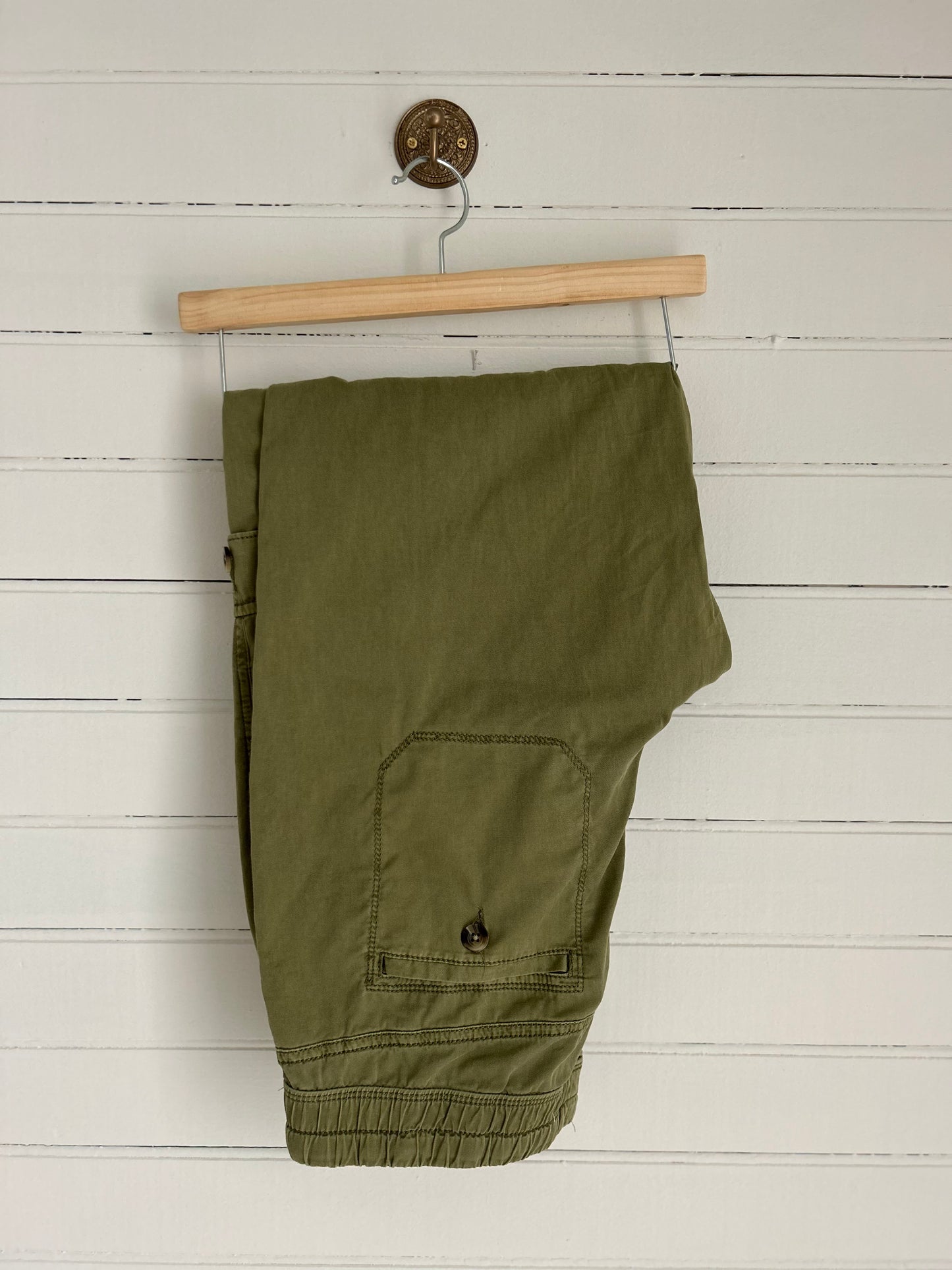 Medium Green Cargo Joggers