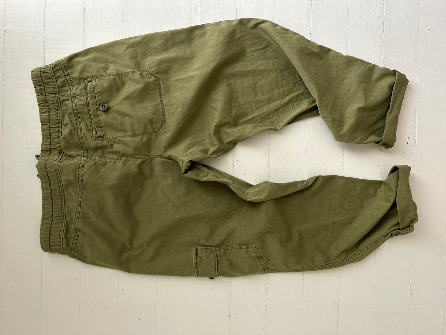 Medium Green Cargo Joggers