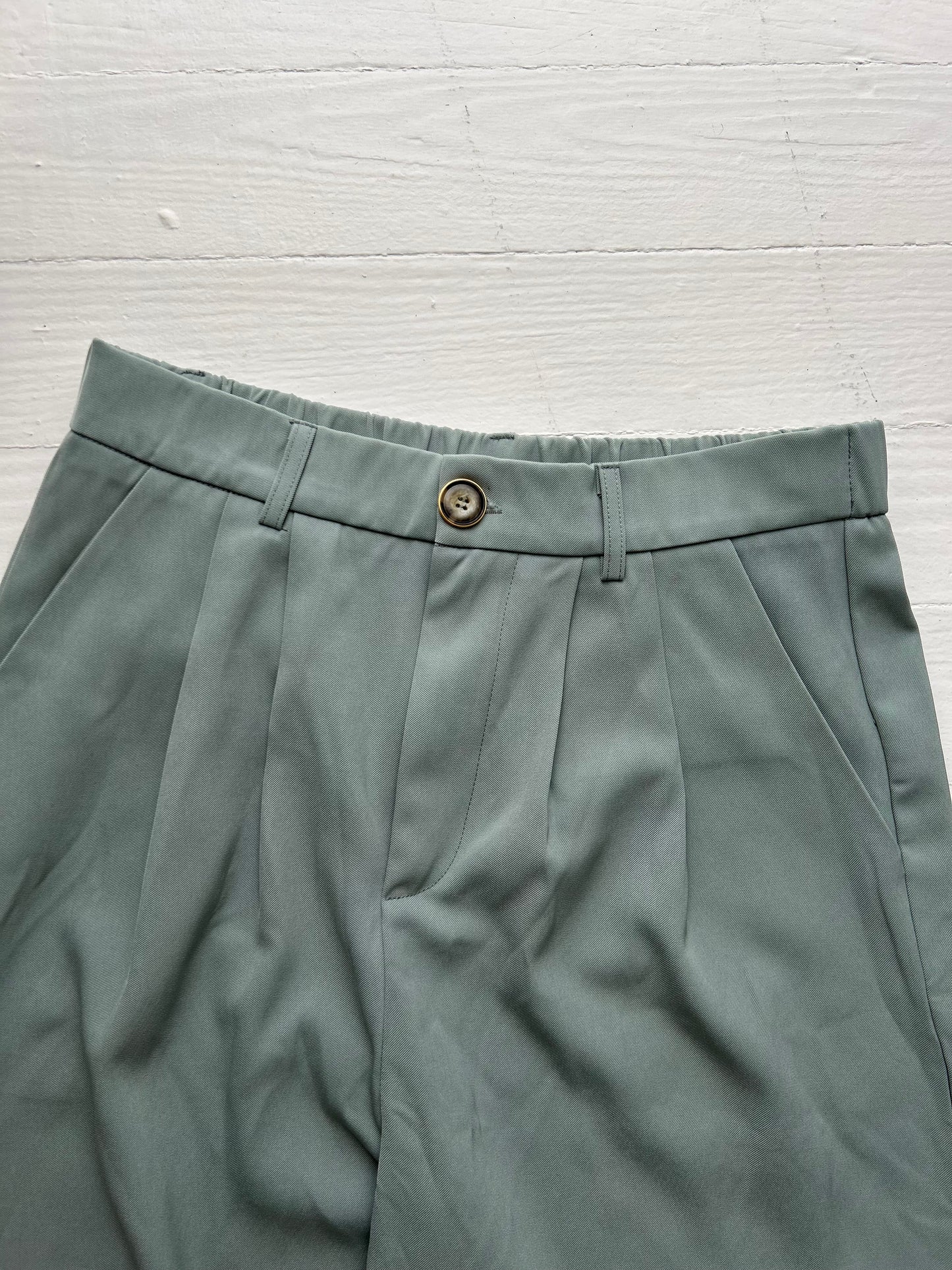 Medium Pleated Straight Leg Pants