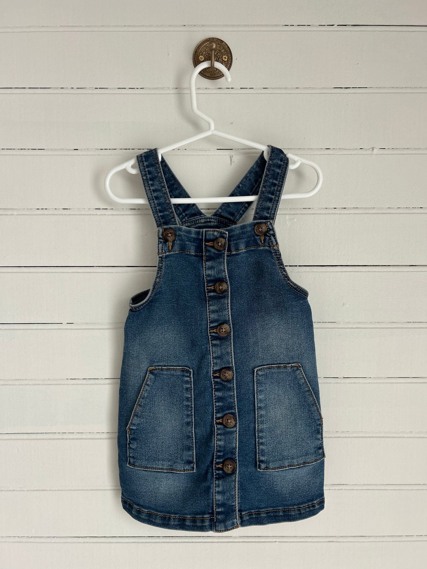 3T Denim Overall Dress