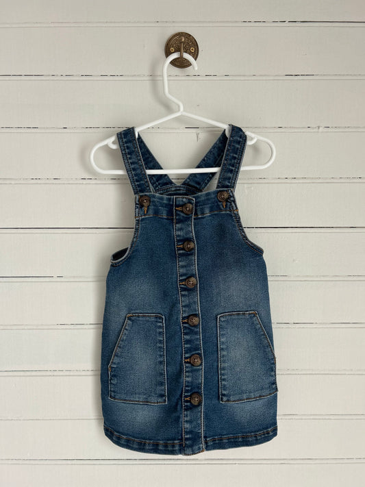 3T Denim Overall Dress