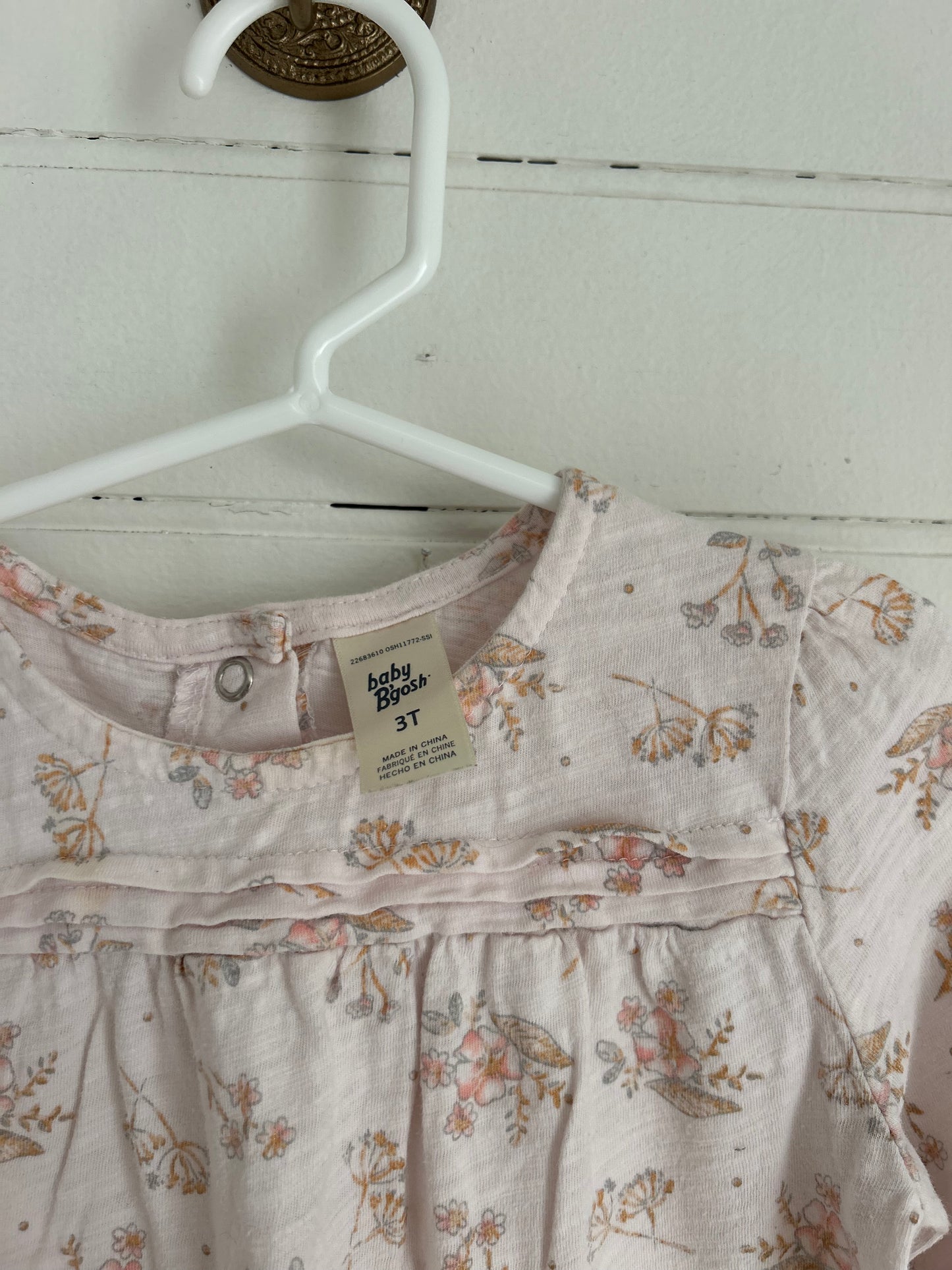 3T Floral Longsleeve Shirt