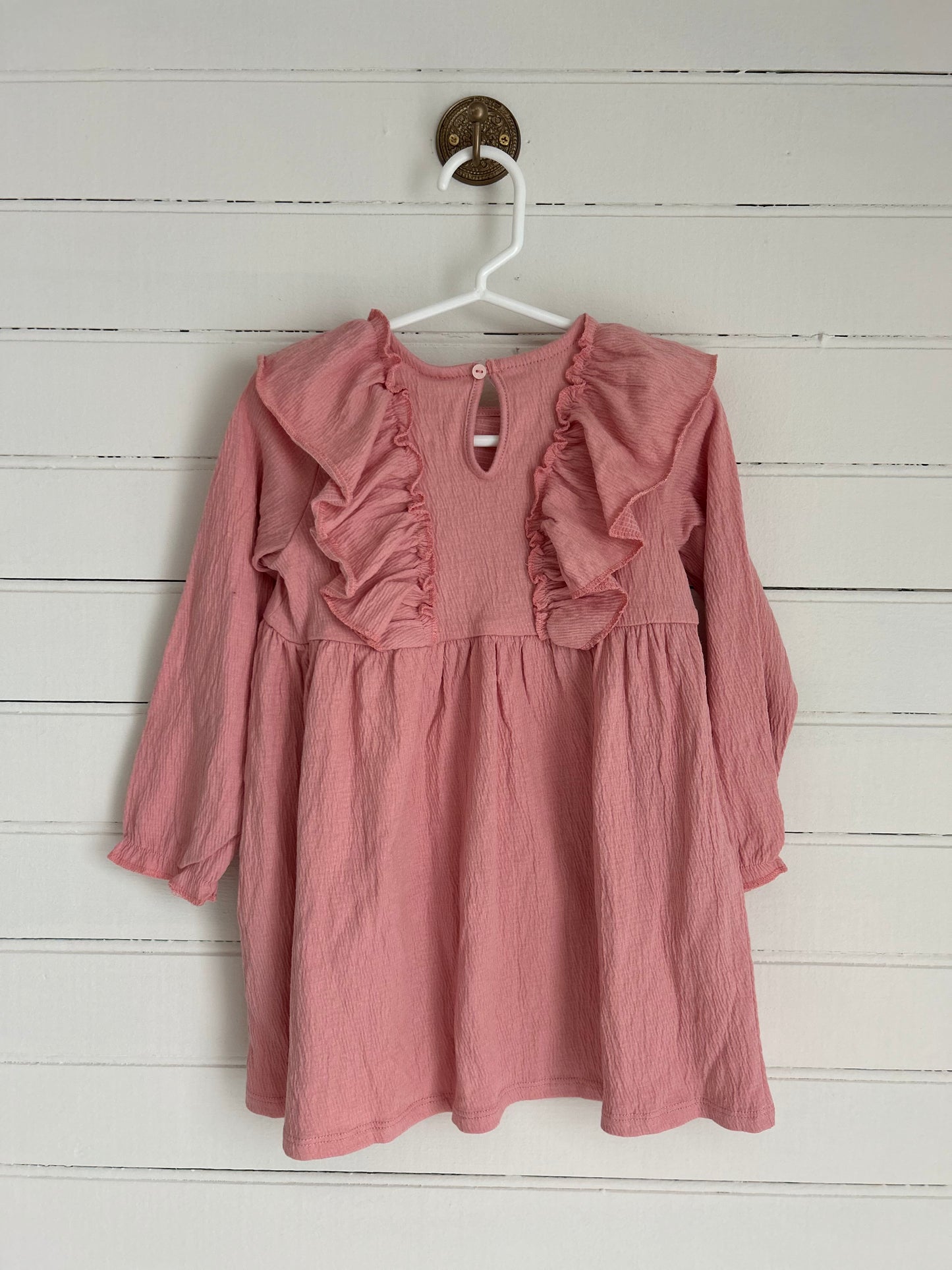 3T Ruffled Longsleeve Dress