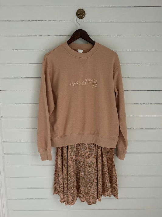 Medium Peach Sweater and Dress