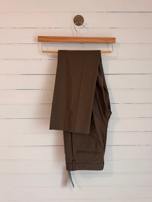 Medium Green Plaid Pants