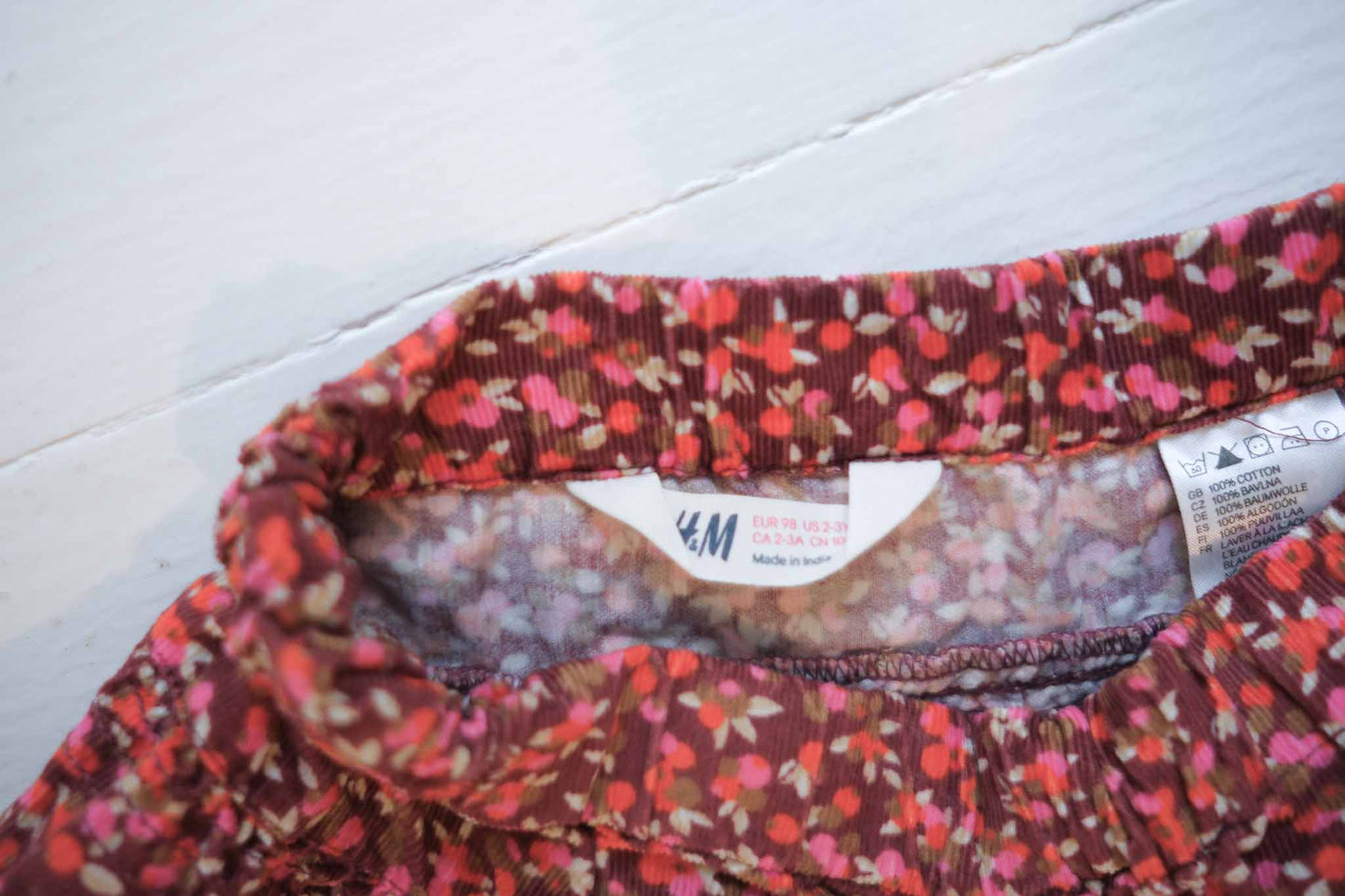 2-3T Girls Cotton Ruffled Skirt