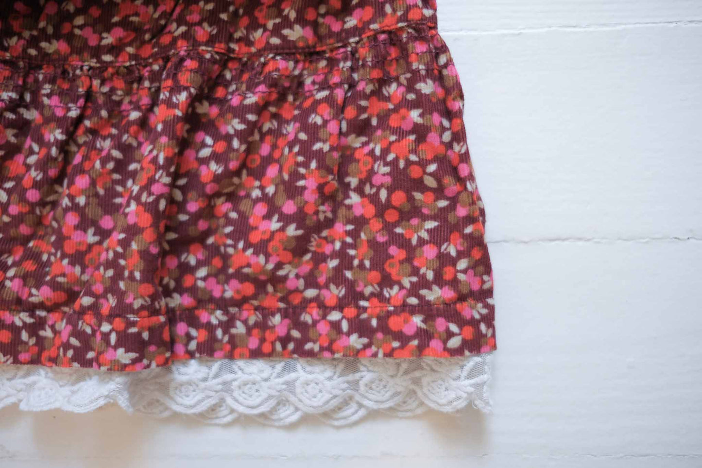 2-3T Girls Cotton Ruffled Skirt