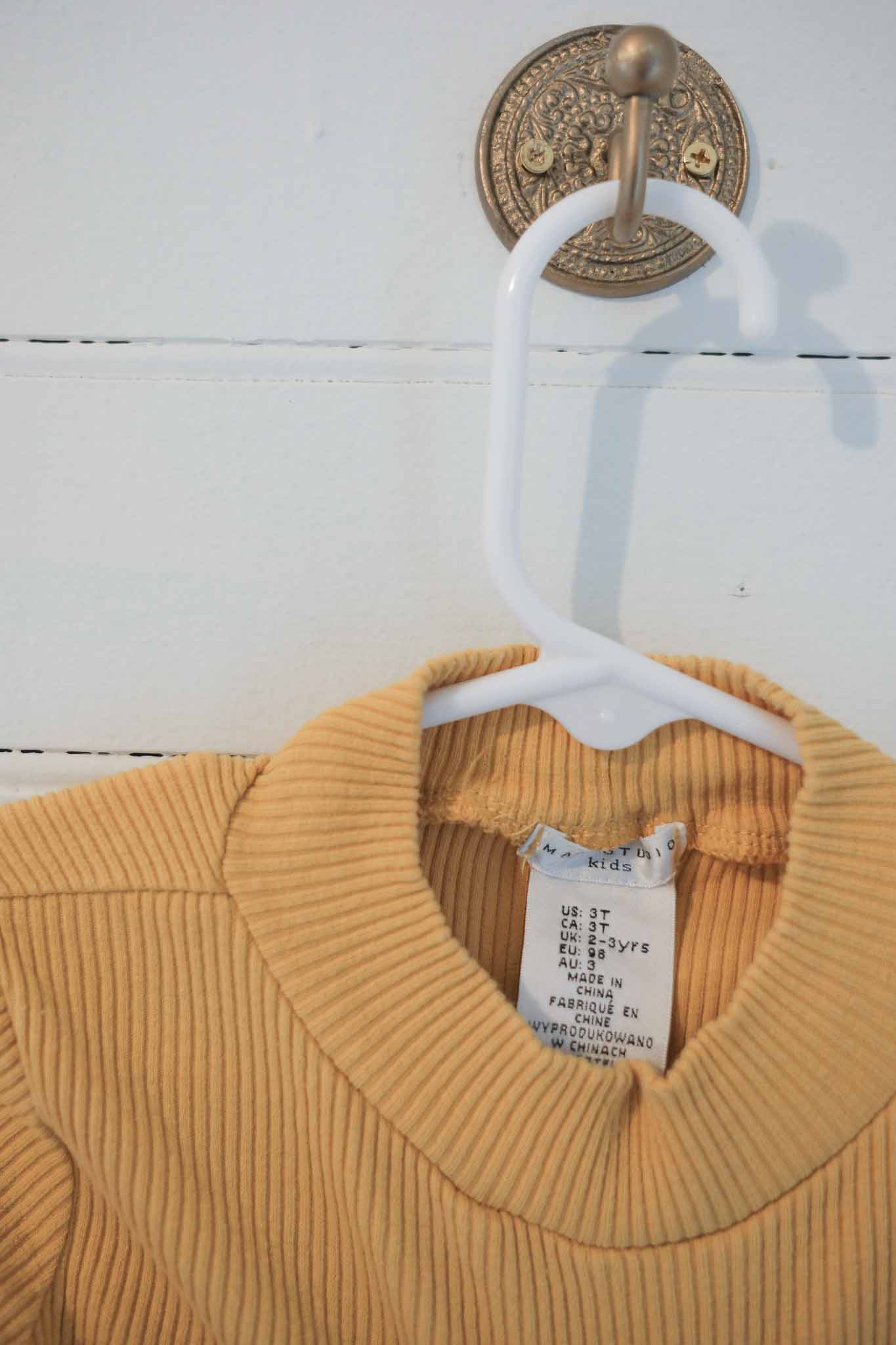 3T Golden Ribbed Longsleeve Shirt