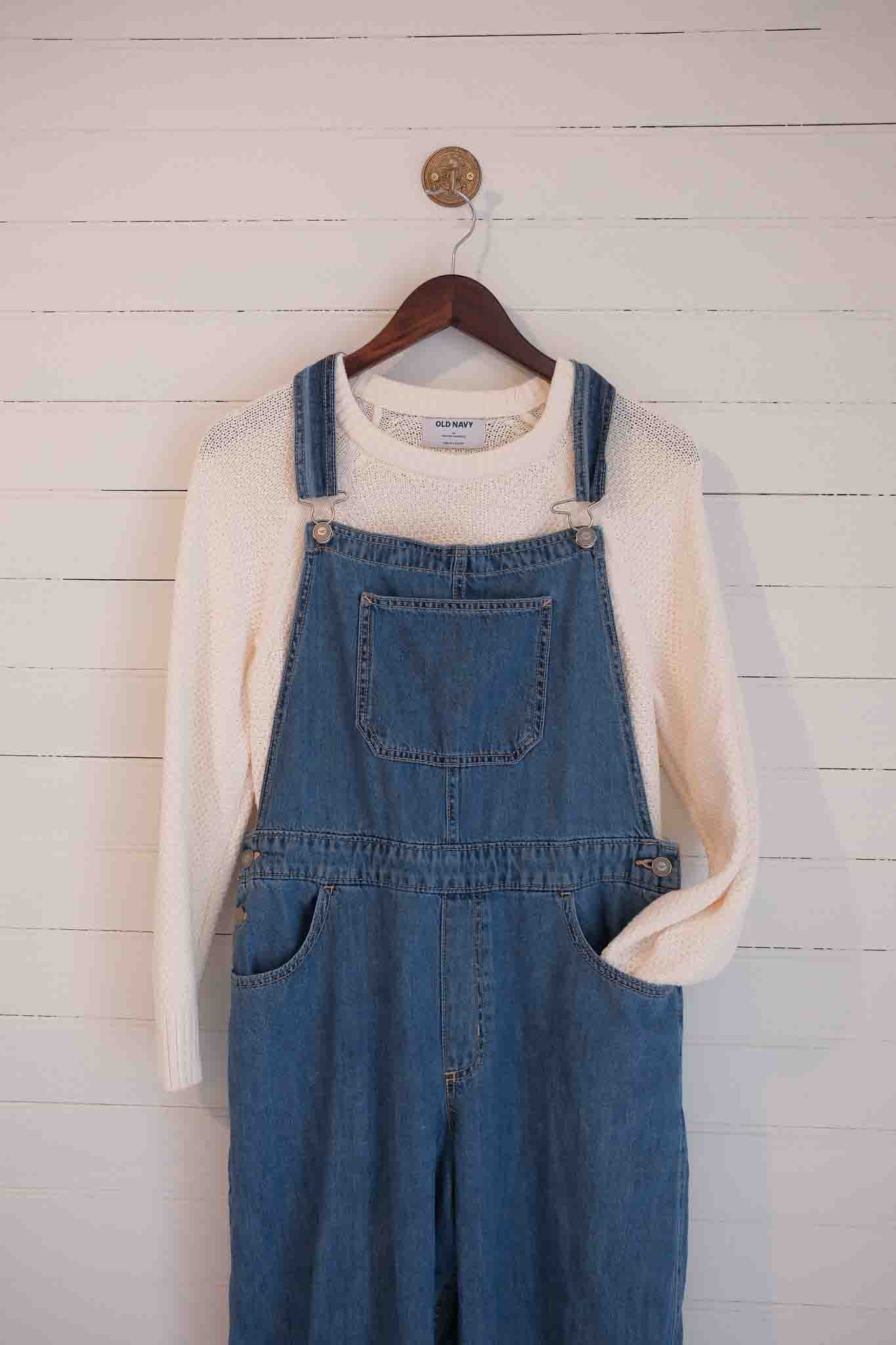 Large Highrise Vintage Denim Overalls