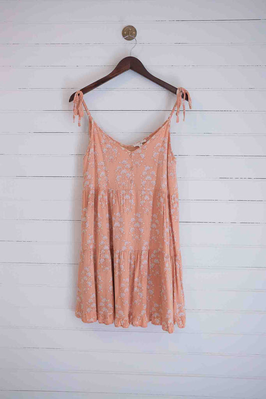 Small Orange Floral Dress