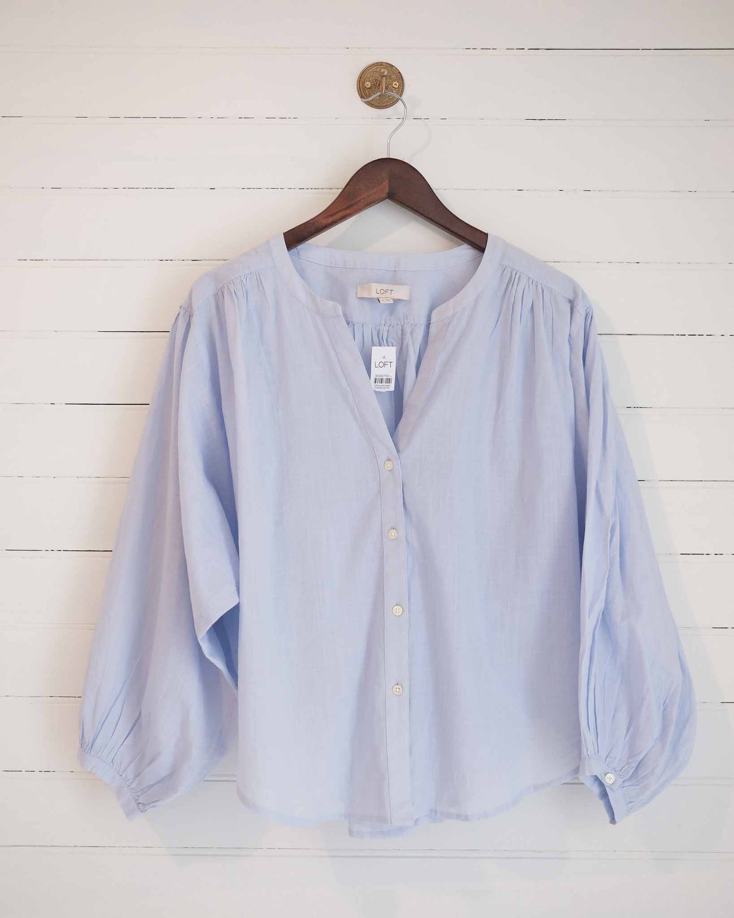 Medium Blue Cotton Shirt